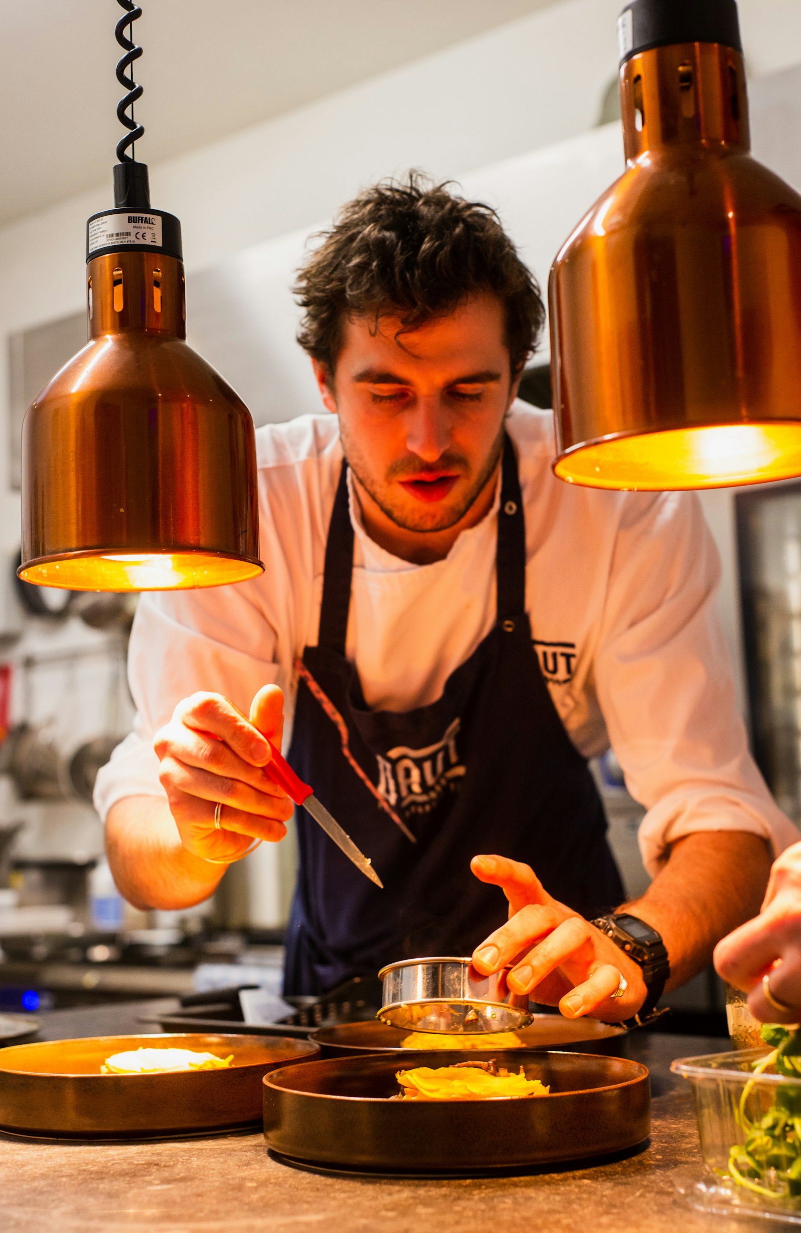 La cheffe en cuisine à Maison Lazare